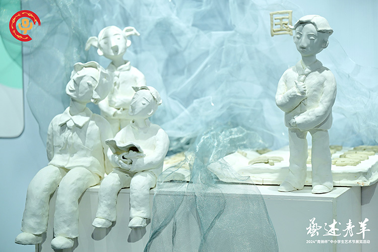 學生做的作品展示。成都市同輝（國際）學校供圖