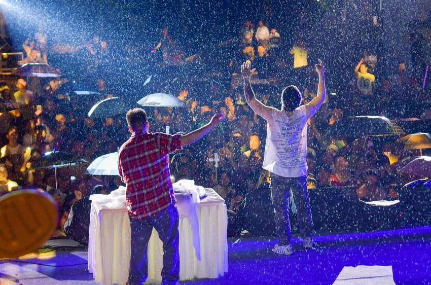 巴中首屆青年音樂會現場。共青團巴中市委供圖