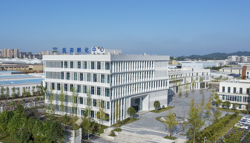 岳池創新藥物孵化中心。岳池縣委宣傳部供圖