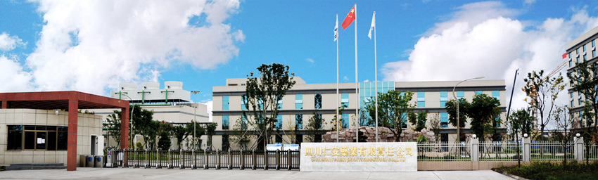 仁安藥業廠區。岳池縣委宣傳部供圖