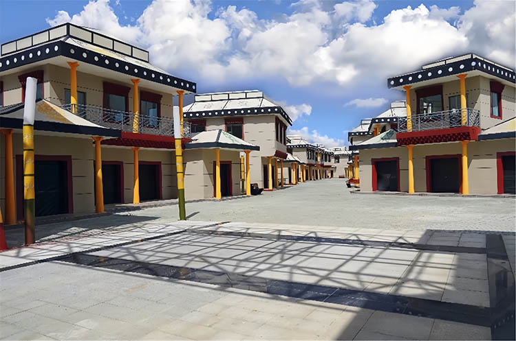 即將投入使用的花湖天街。尼瑪澤仁供圖