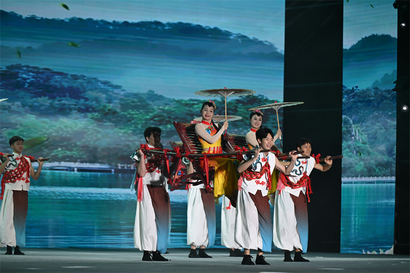 演出現場。廣安市融媒體中心供圖