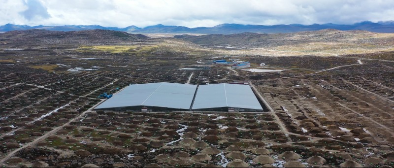 中國科學院高海拔宇宙線觀測站項目。四川華西集團供圖