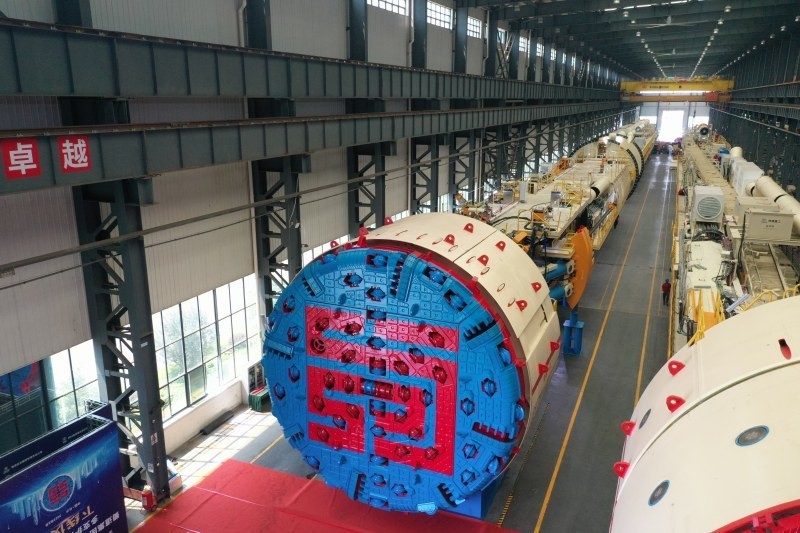 蜀暢一號TBM。四川路橋集團供圖