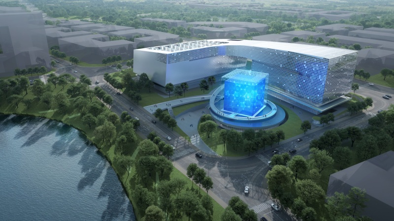 成都產業集團運營管理項目國家超級計算成都中心效果圖。成都產業集團供圖