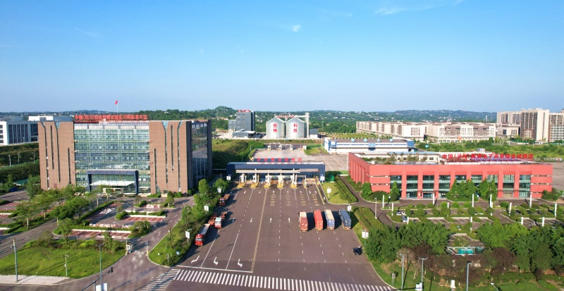 自貿區川南臨港片區、瀘州綜保區、瀘州跨境電商綜試區。自貿區川南臨港片區供圖