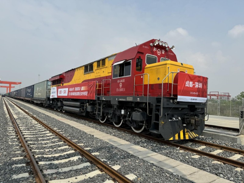 2024年4月26日，央地合作 雙極聯動——四川陸海新通道建設加快推進。四川港投供圖