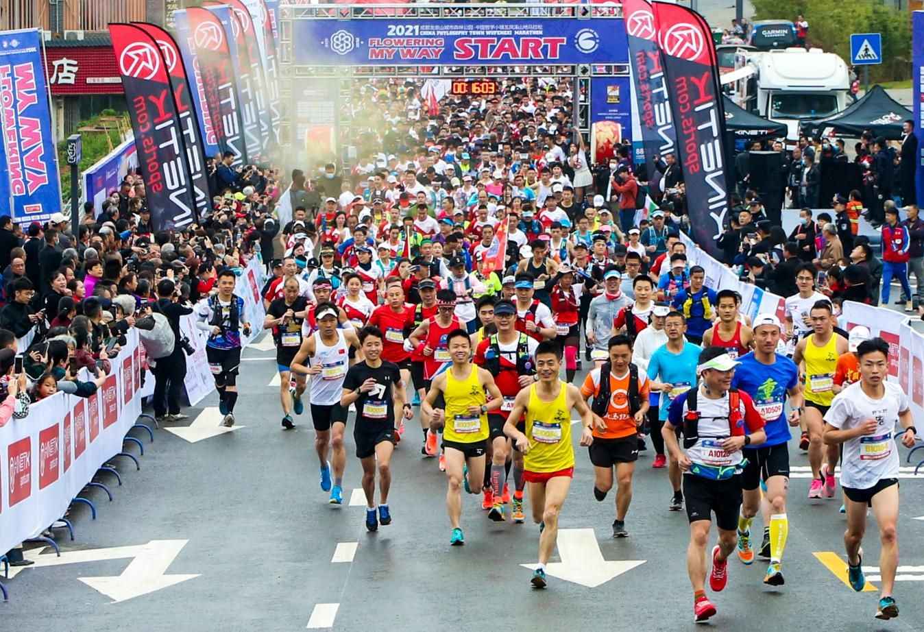 金堂多次舉辦“鐵人三項”賽事。肖坤德攝