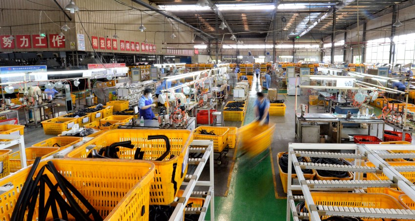 川環科技公司生產車間。大竹縣委宣傳部供圖