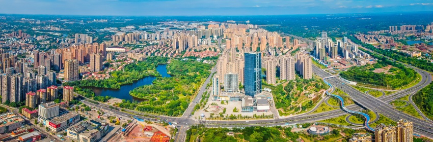 城市美景。自貢市委宣傳部供圖