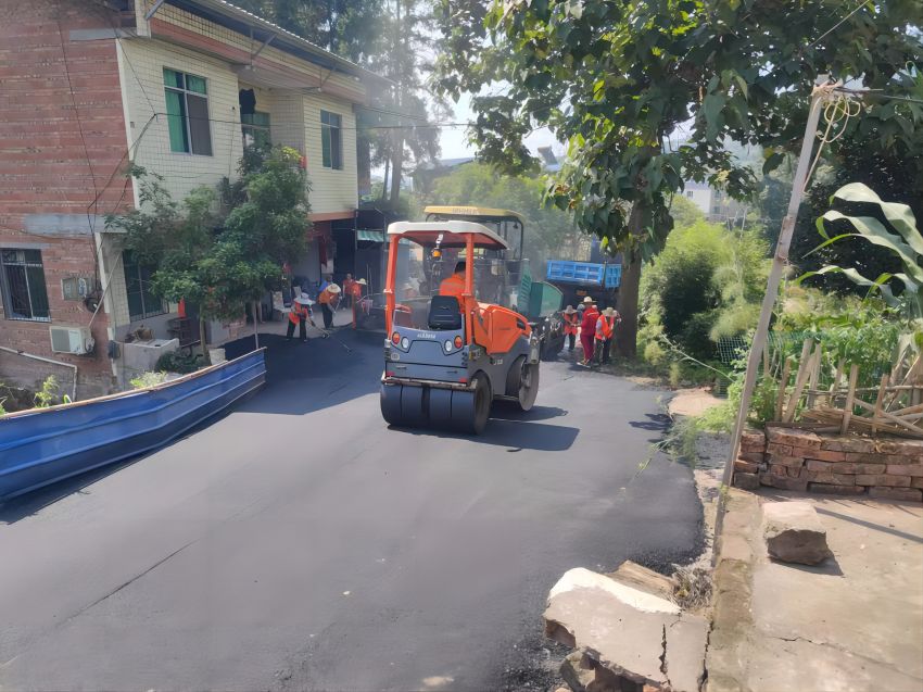 施工現場。通川區融媒體中心供圖