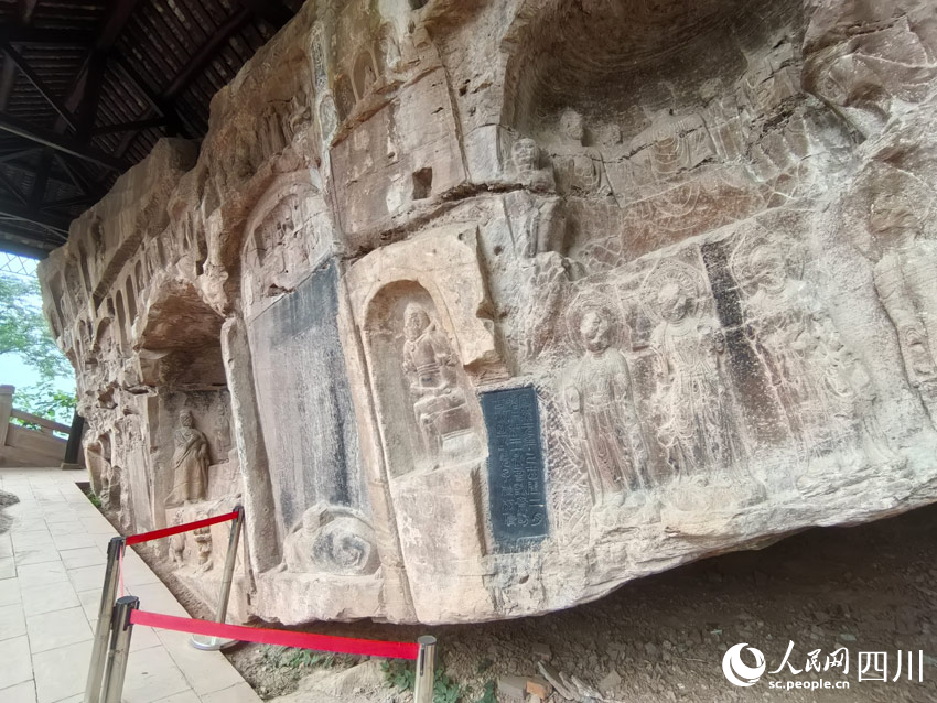 北周文王碑。人民網記者 劉海天攝