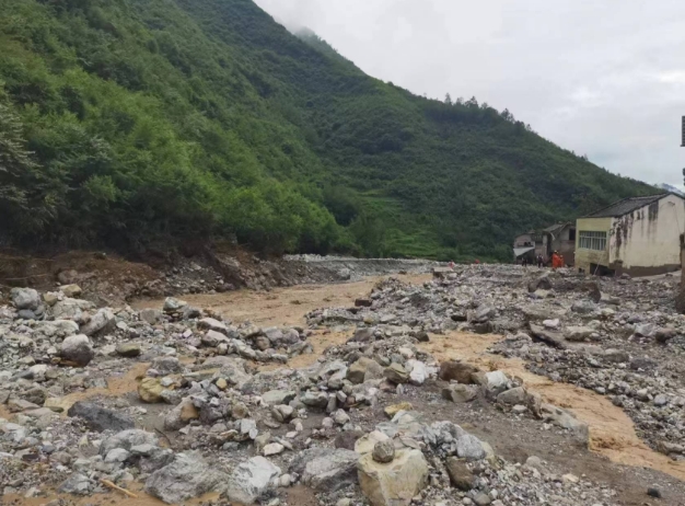 受災現場。安能三局供圖