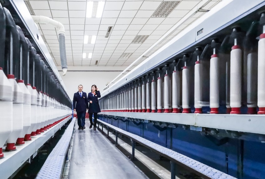 四川農商聯合銀行支持紡織企業數字化轉型。四川農商聯合銀行供圖