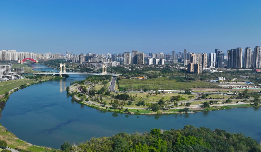 云龍灣大橋。成都市規劃和自然資源局供圖