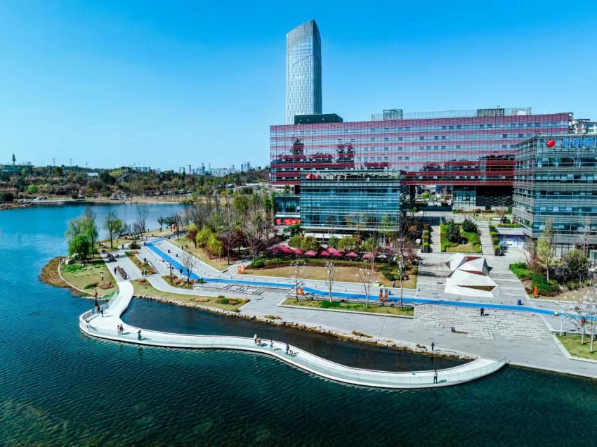 成都市首屆最美公園之興隆湖濕地公園。四川天府新區公園城市局供圖