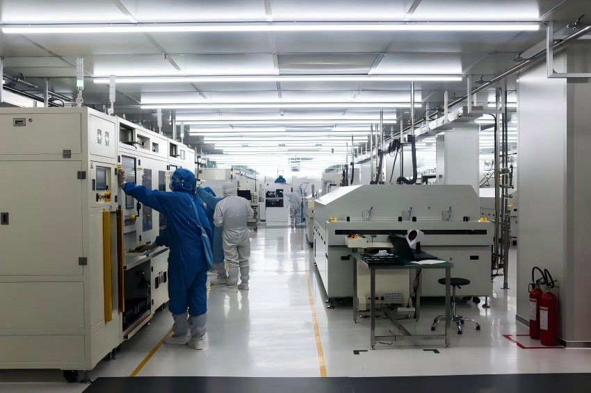 高投芯未功率半導體中試平臺。成都高投芯未半導體有限公司供圖