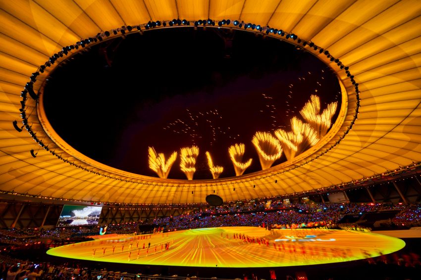 大運會開幕式。成都市體育局供圖