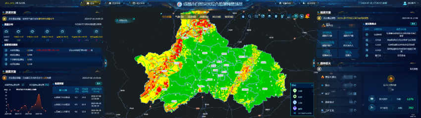 自然災害場景。成都市應急管理局供圖