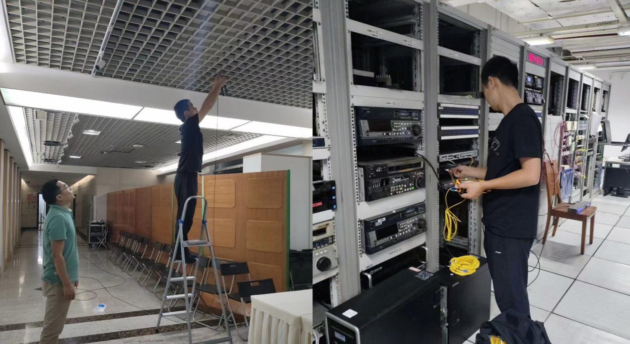 專業人員進行多輪測試。四川電信供圖