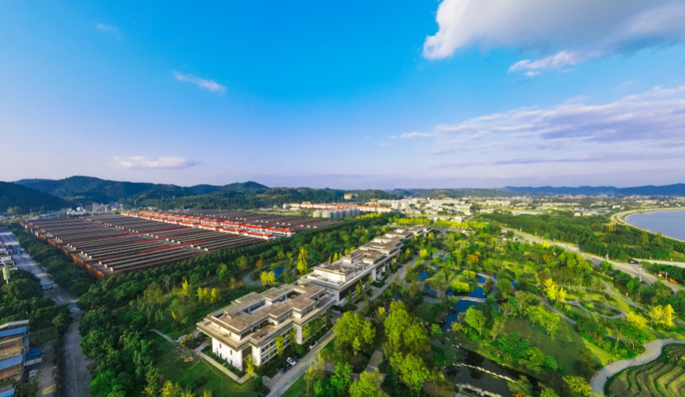 廠區。舍得酒業股份有限公司供圖