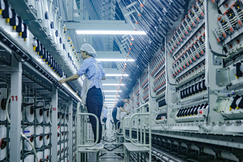 美華公司新車間煥然一新。高坪區委宣傳部供圖