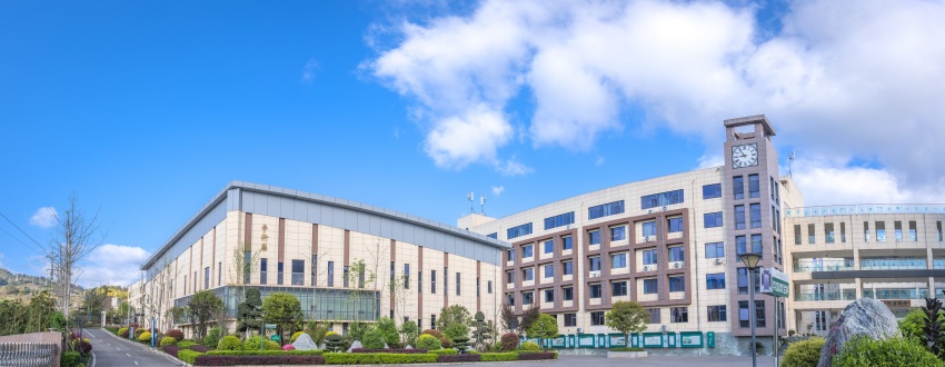 古藺縣金蘭高級中學校校園一角。古藺縣金蘭高級中學供圖