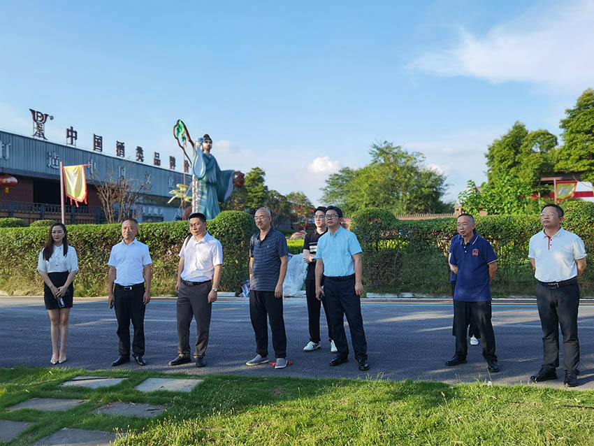 實地走訪杜甫詩酒文化博覽園。何仕宏供圖