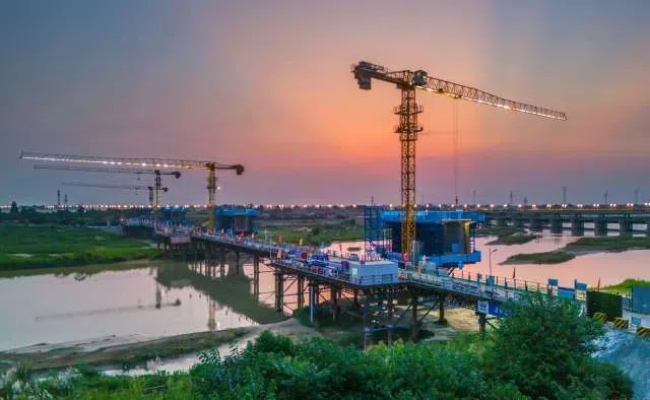 成德線建設現場。成都軌道集團供圖 