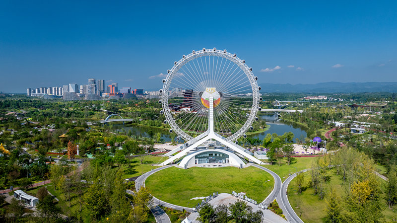 成都世園會。郭磊攝