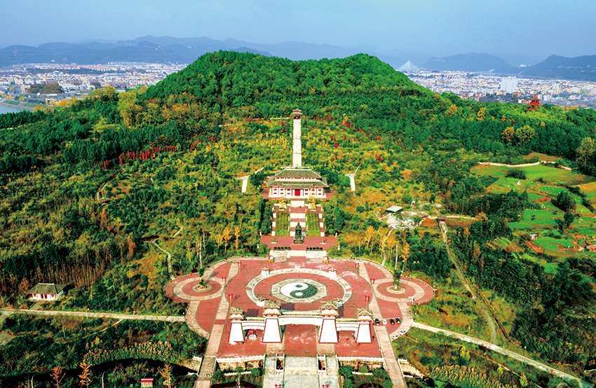 閬中春節文化主題公園。涂益菠攝