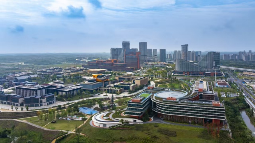 成都東部新區城市核心區。成都東部新區供圖