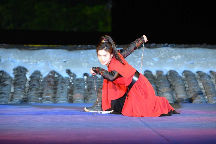 開幕式上武術表演。主辦方供圖