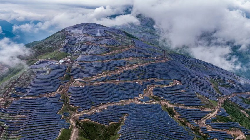 毛爾蓋水光一體項目。蜀道集團供圖
