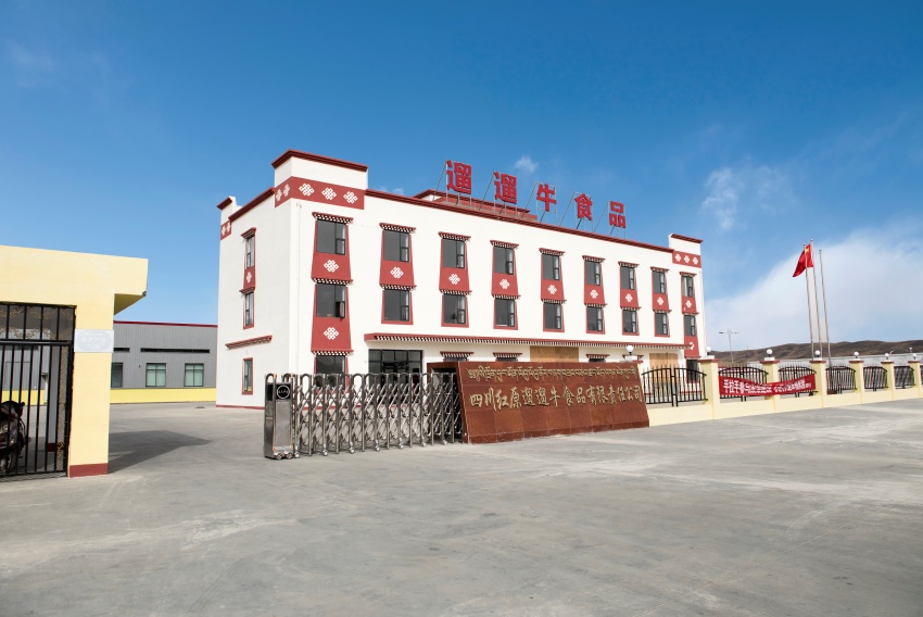 省國投公司下屬四川省農牧業產業化發展省級重點龍頭企業——四川紅原遛遛牛食品公司生產基地。省國投公司供圖
