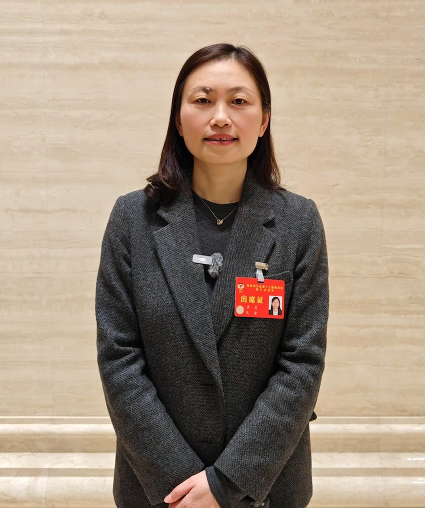 四川省政協委員黃慧。本人供圖