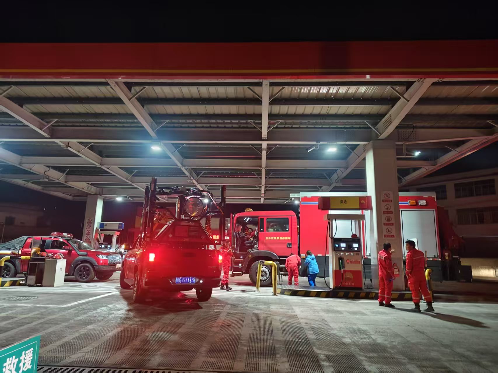 中國石油四川銷售宜賓分公司保供現場。劉大石攝