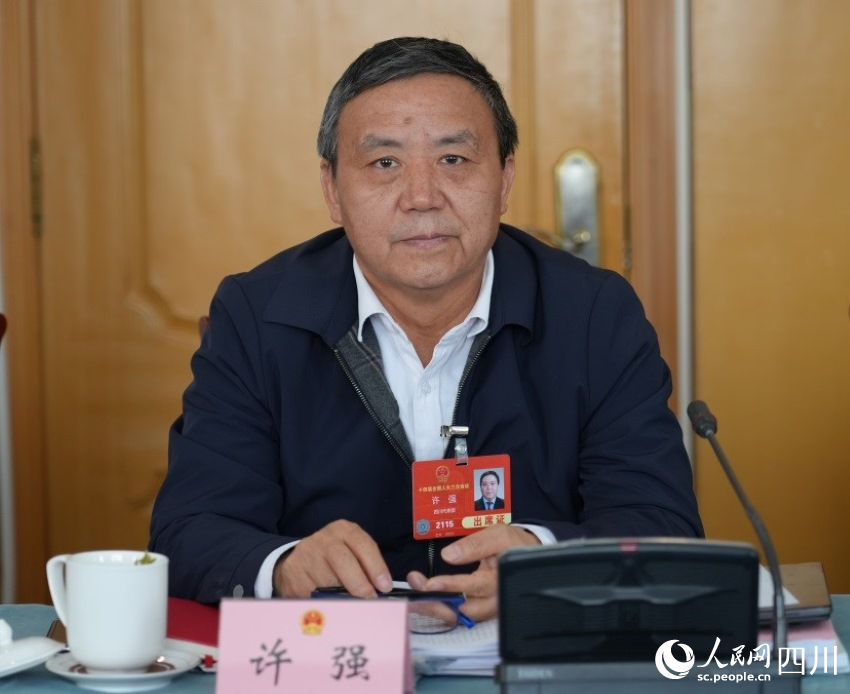 全國人大代表許強。人民網記者 李平攝