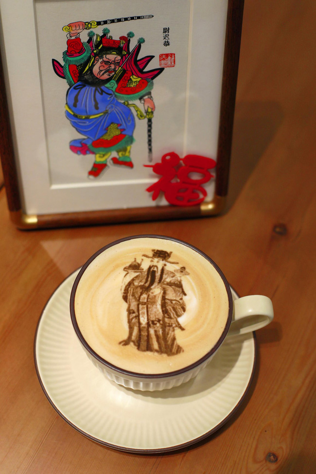 財神入畫，香氣滿堂。綿竹金申文旅公司供圖