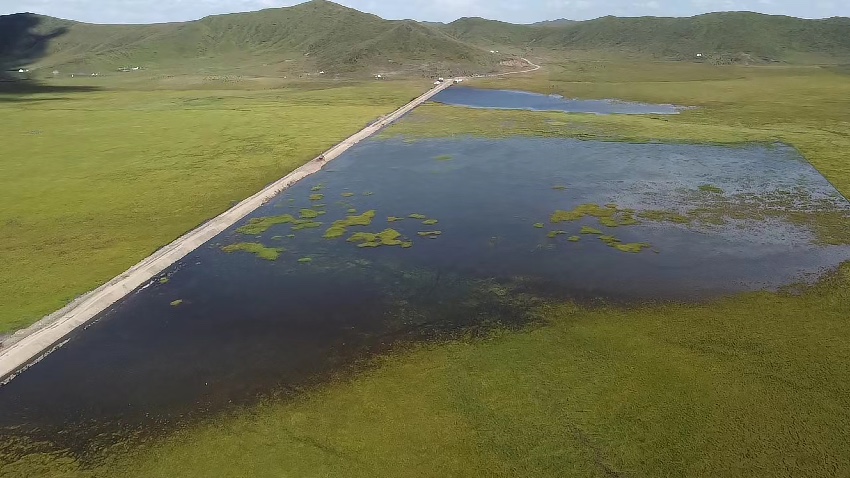 濕地修復后。四川省自然資源廳供圖