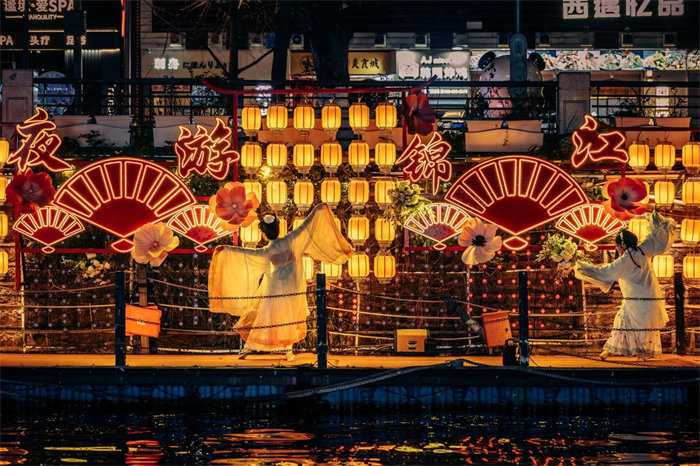 夜游錦江。成都文旅集團供圖