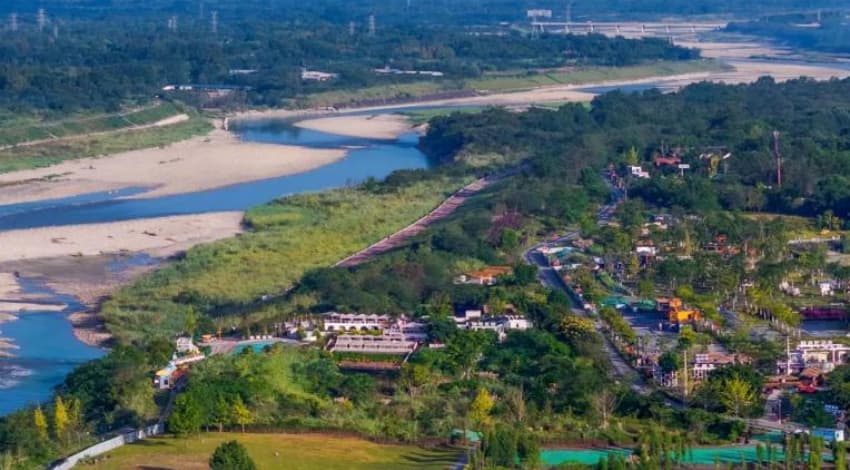 金馬河-鳧島巡河房。溫江區河長辦供圖