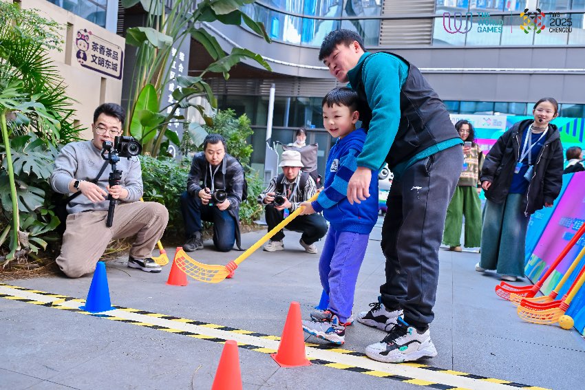 市民參加“世運課程活動”。成都世運會執委會供圖