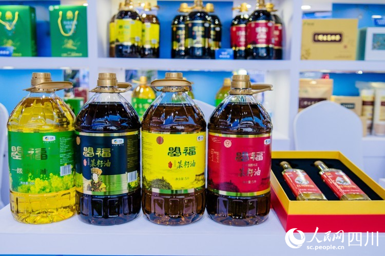 ”廣元造“農副產品。人民網記者 王波攝