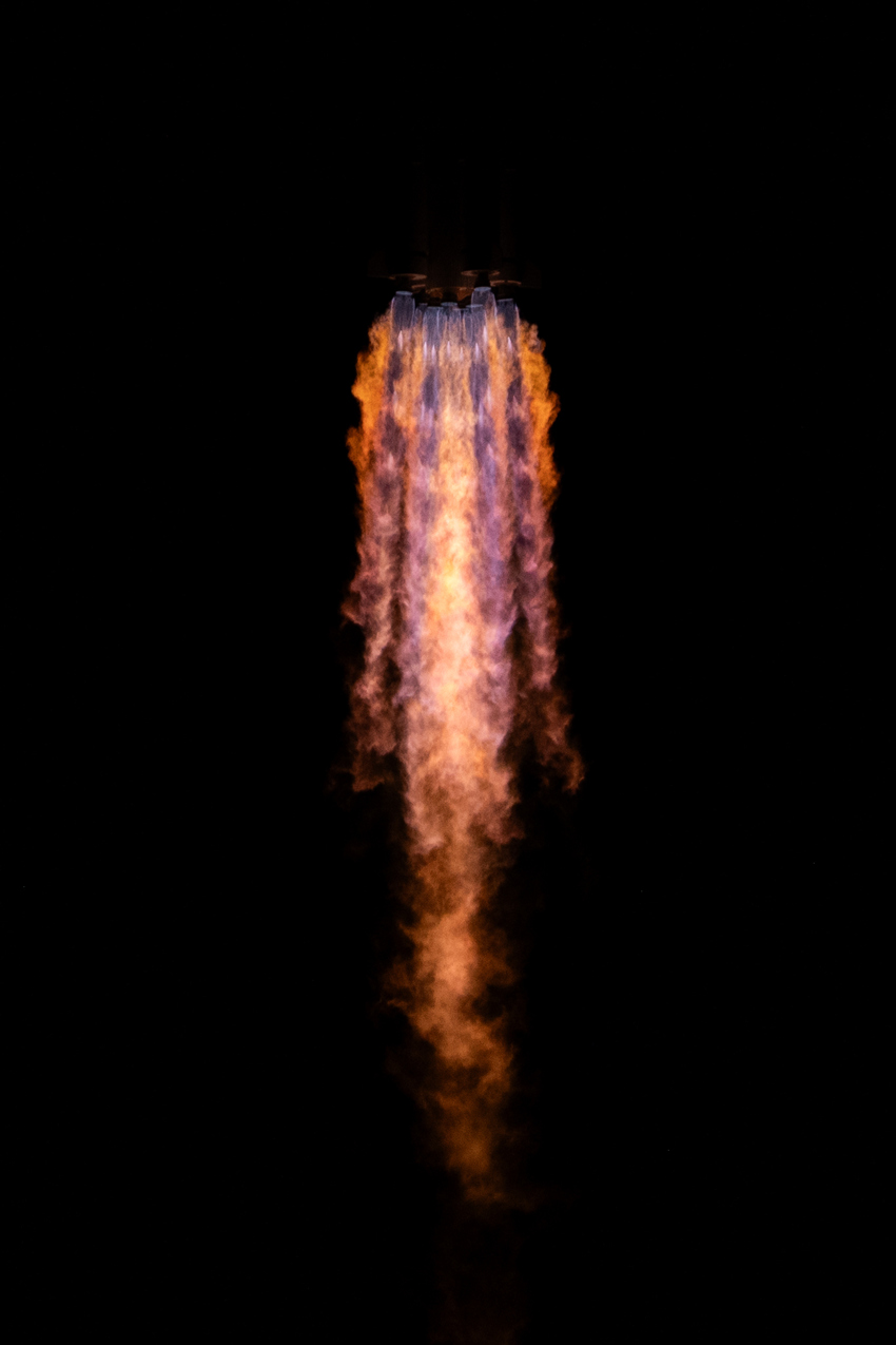 天問二號探測器發射升空。郭文彬攝