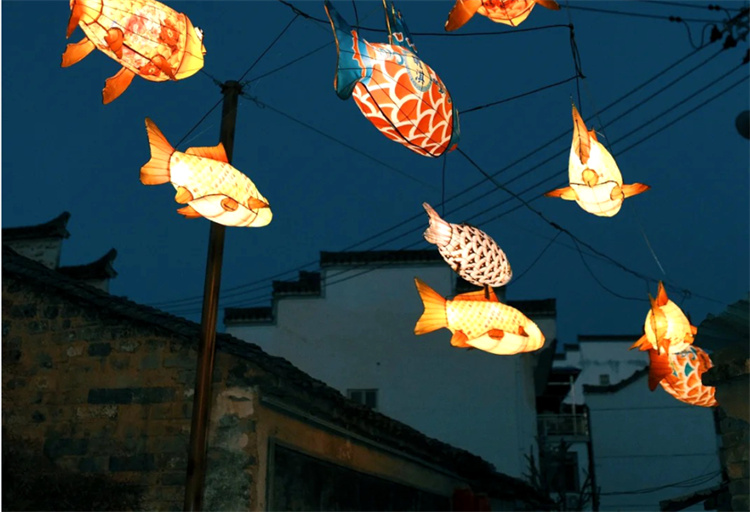 安徽歙縣瞻淇魚燈。劍門關景區供圖