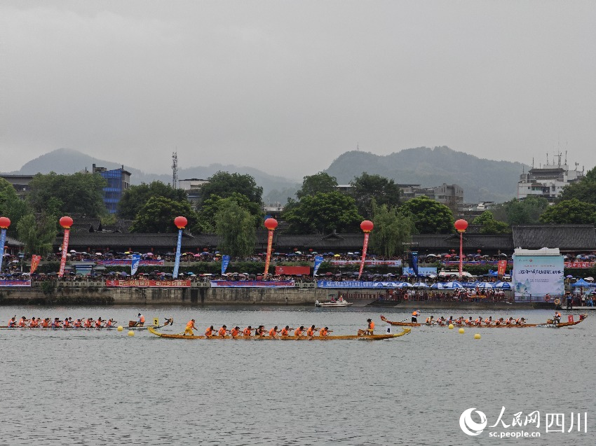 龍舟賽現場。陳萱攝