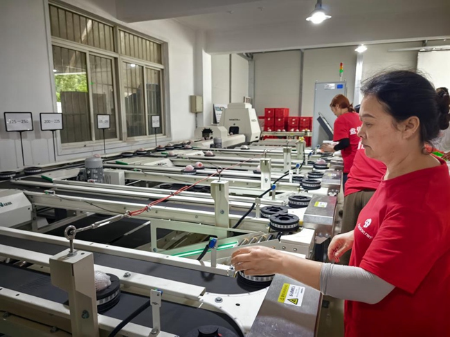 四川盤信農業有限責任公司水蜜桃智能分選中心.龍泉驛融媒體中心供圖