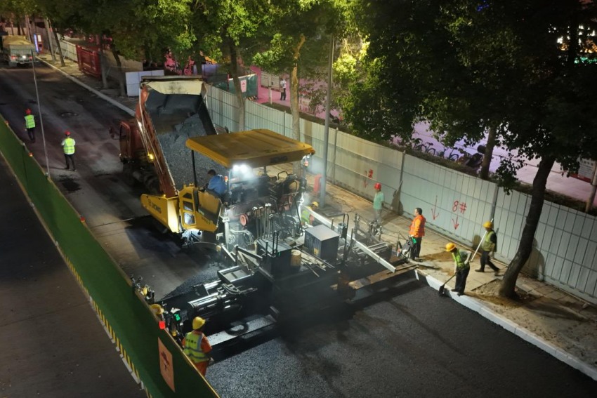 施工現場。受訪者供圖