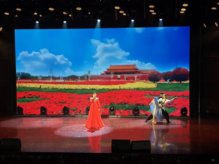 青春歌會現場。施瑩攝